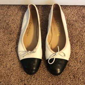 Two-tone Chanel Ballet Flat